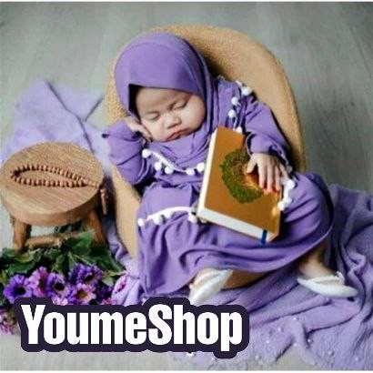 gamis pompom