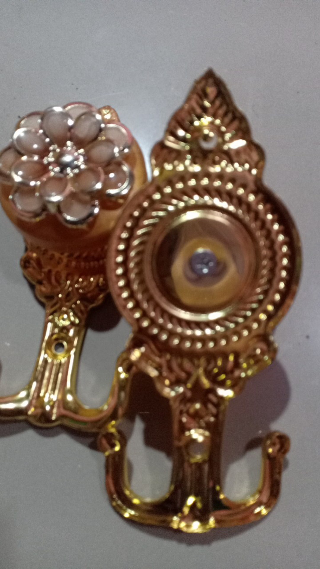 Hook Gorden // Pengait Tali Gorden // Hook Bunga ( Gold )