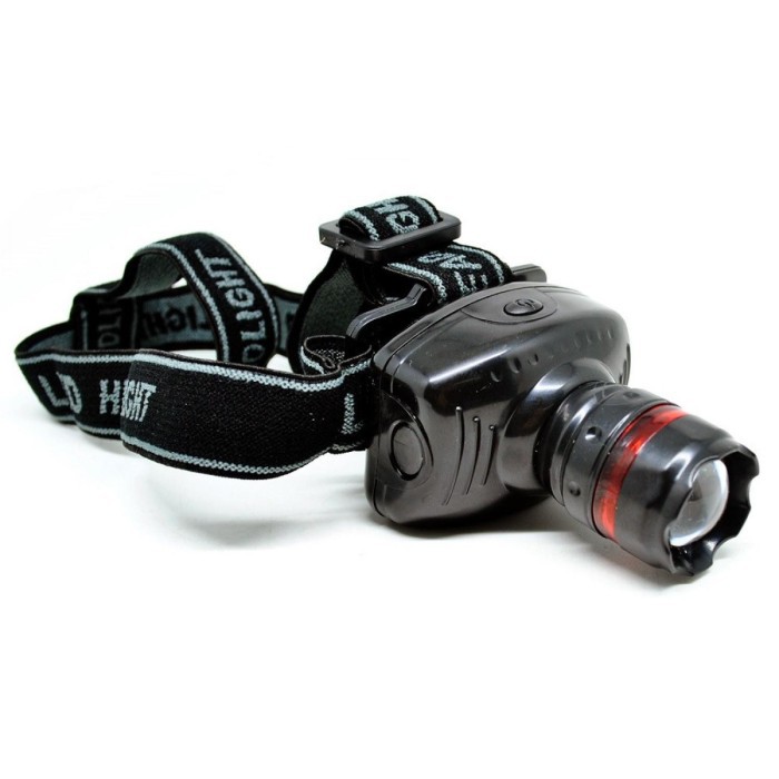 Senter Headlamp Lampu LED Zoom Telescopic 3W -SN21