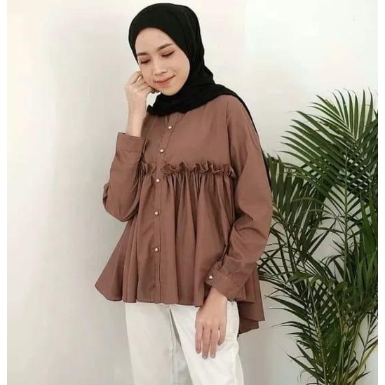 KEMEJA WANITA TERBARU | BAJU KEMEJA WANITA | ATASAN KEMEJA WANITA | BLOUSE WANITA | ATASAN WANITA TERBARU | BLOUSE//Izdihaar_olshop