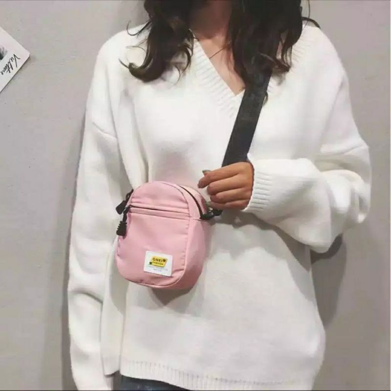 dem_sare / DS1007 - GJuang Tas Selempang Wanita Pria Unisex Slingbag CARINA - Tas Selempang Wanita