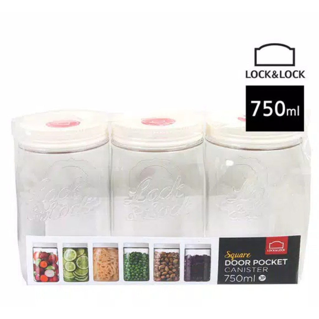 [Lock n Lock] - Square Canister-S * 3p