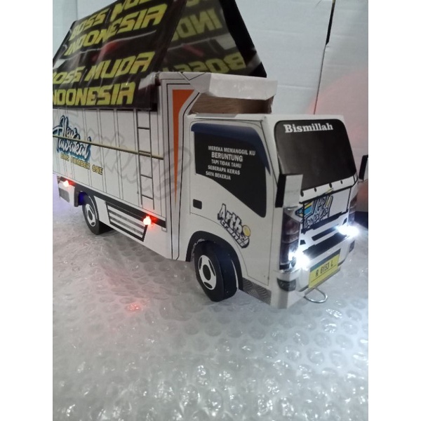 promo miniatur truk oleng murah fariasi full lampu bonus terpal.mainan anak paling di cari.miniatur 