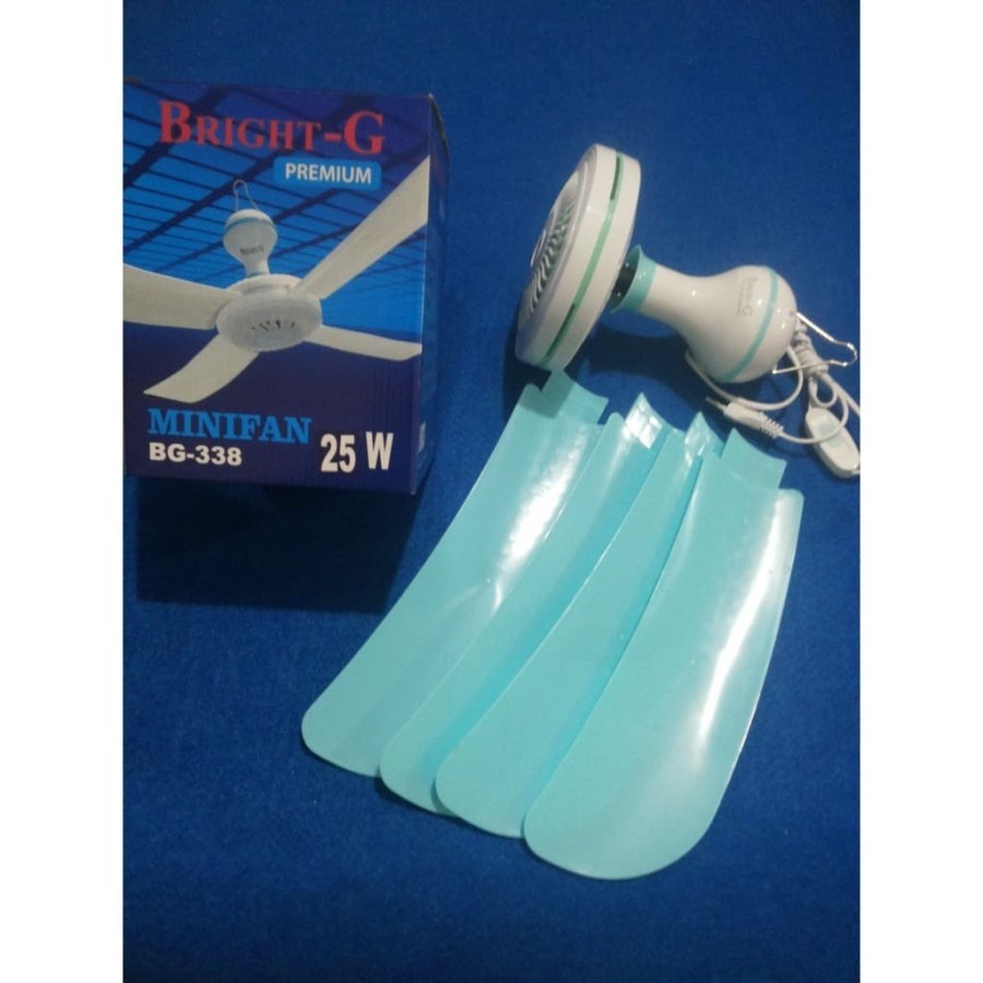 Kipas Angin Gantung / Ceiling Fan / Mini Fan BRIGHT-G 25 Watt BG-338