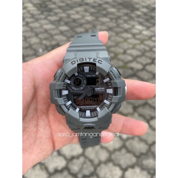 Jam Tangan Digitec DA 2112T Original Grey Pria