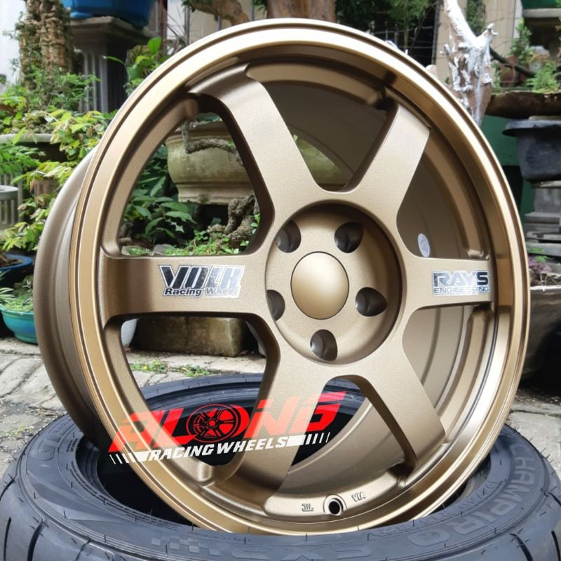 VELG REPL. RAYS TE37-OG R17 BRONZE SUPER COPY-EMBOSSED THAILAND