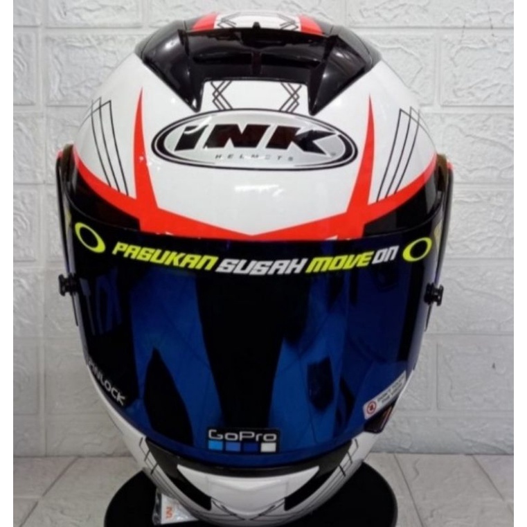 Helm Full Face INK Cl max seri#3 Inclute Visor Original