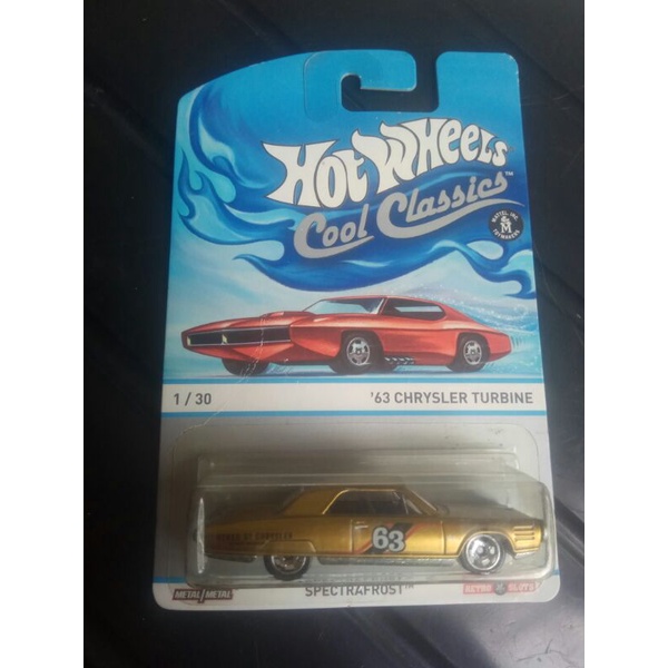 hotwheels cool classic 63 CHRYSLER TURBINE HW SPECTRAFROST rare variant