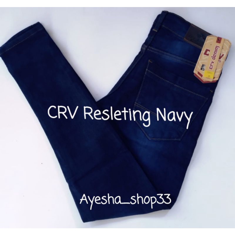 Celana Panjang Skinny Jeans Resleting Crv