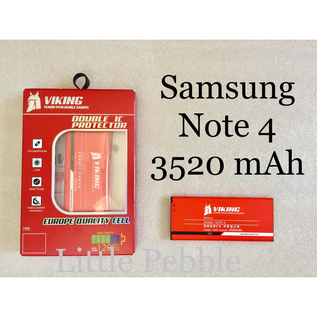 Baterai Viking 3520mAh Samsung Galaxy Note 4 Double Power Baterai