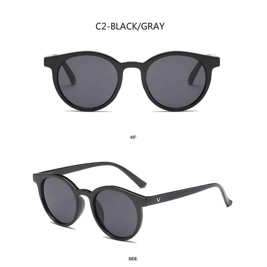 Korean fashion V-label trend street shooting versatile men and women sunglasses