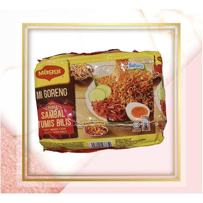 

Maggi Instant Noodles Mie Goreng Sambal Tumis Bilis