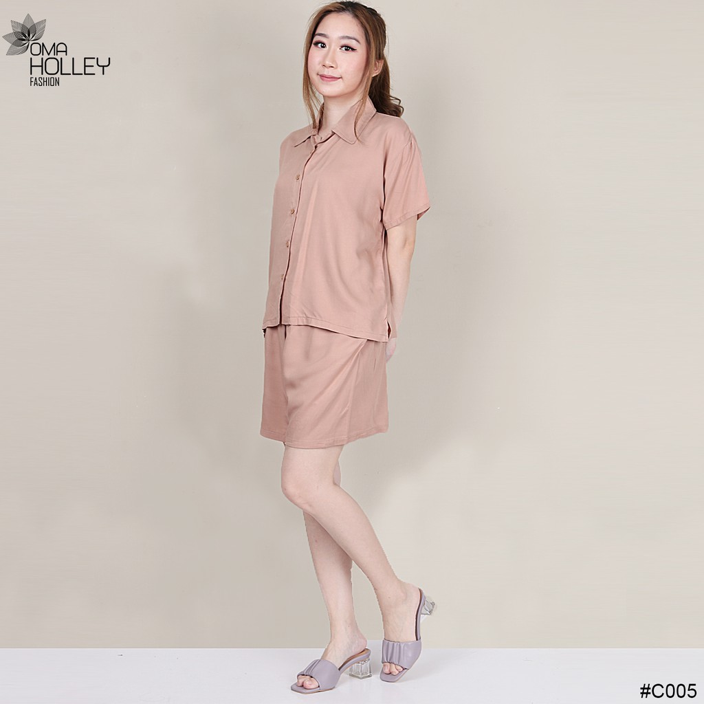 (COD) OH Fashion Piyama Lucy Set Wanita #C005-02