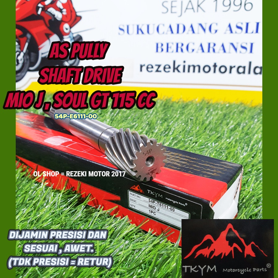 AS Pully Shaft Drive YAMAHA MIO J 115CC 54P-E6111-00 TKYM