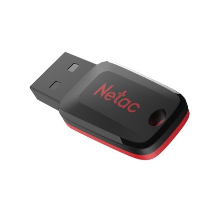 Netac Flashdisk USB 2.0 128GB - NT03U197N-128 - Black