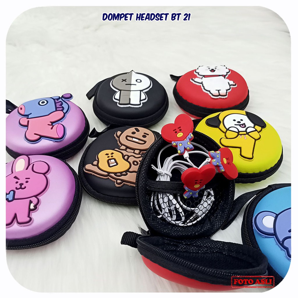 Dompet Headset / Dompet koin karakter