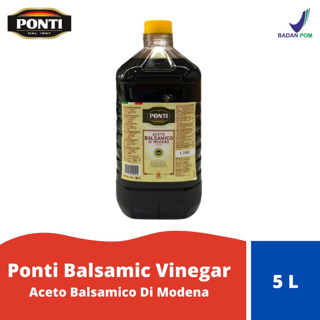 

Ponti Balsamic Vinegar (Aceto Balsamico Di Modena) - 5 L