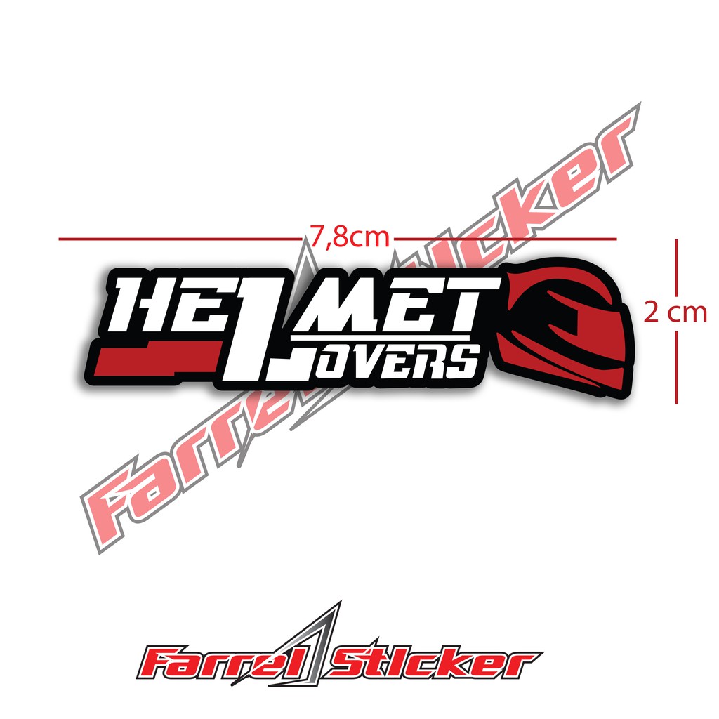 Stiker helm sticker helmet lovers