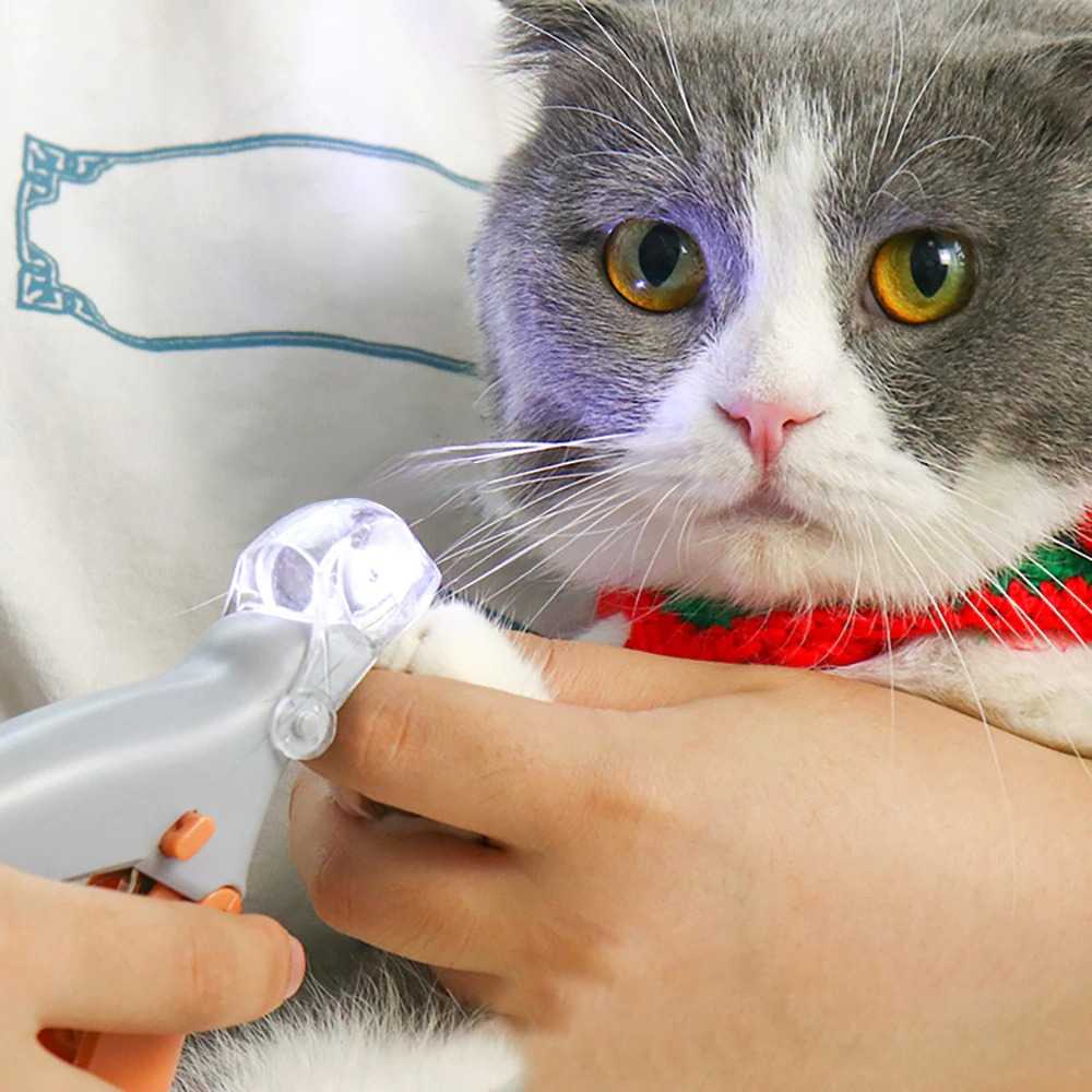 Gunting Kuku Anjing Kucing LED Pet Nail Toe Claw Clipper