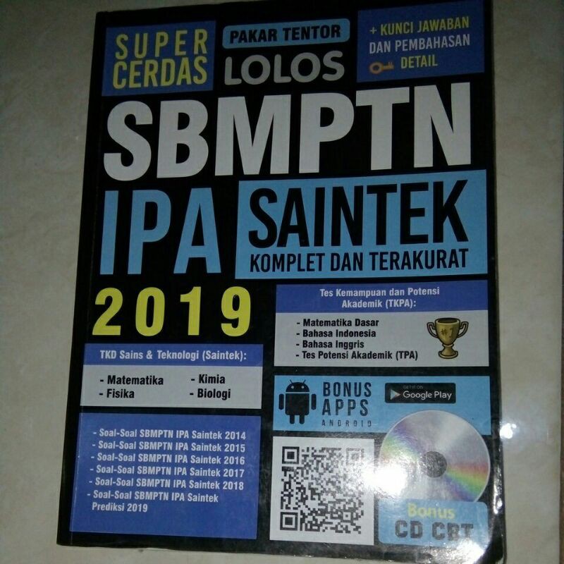 Preloved Buku SBMPTN SAINTEK Pakar Tentor 2019