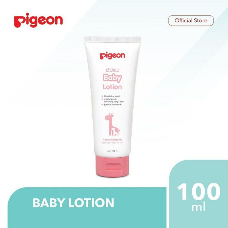 Pigeon Baby Lotion 100 mL Pigeon Baby Lotion with Jojoba &amp; Chammomile 100ml 100 ml PIGEON BABY LOTION 100ML LOTION BAYI PIGEON HAND BODY BAYI PIGEON BABY DIAPER CREAM  PIGEON LOTION BAYI HANDBODY BAYI LOTION