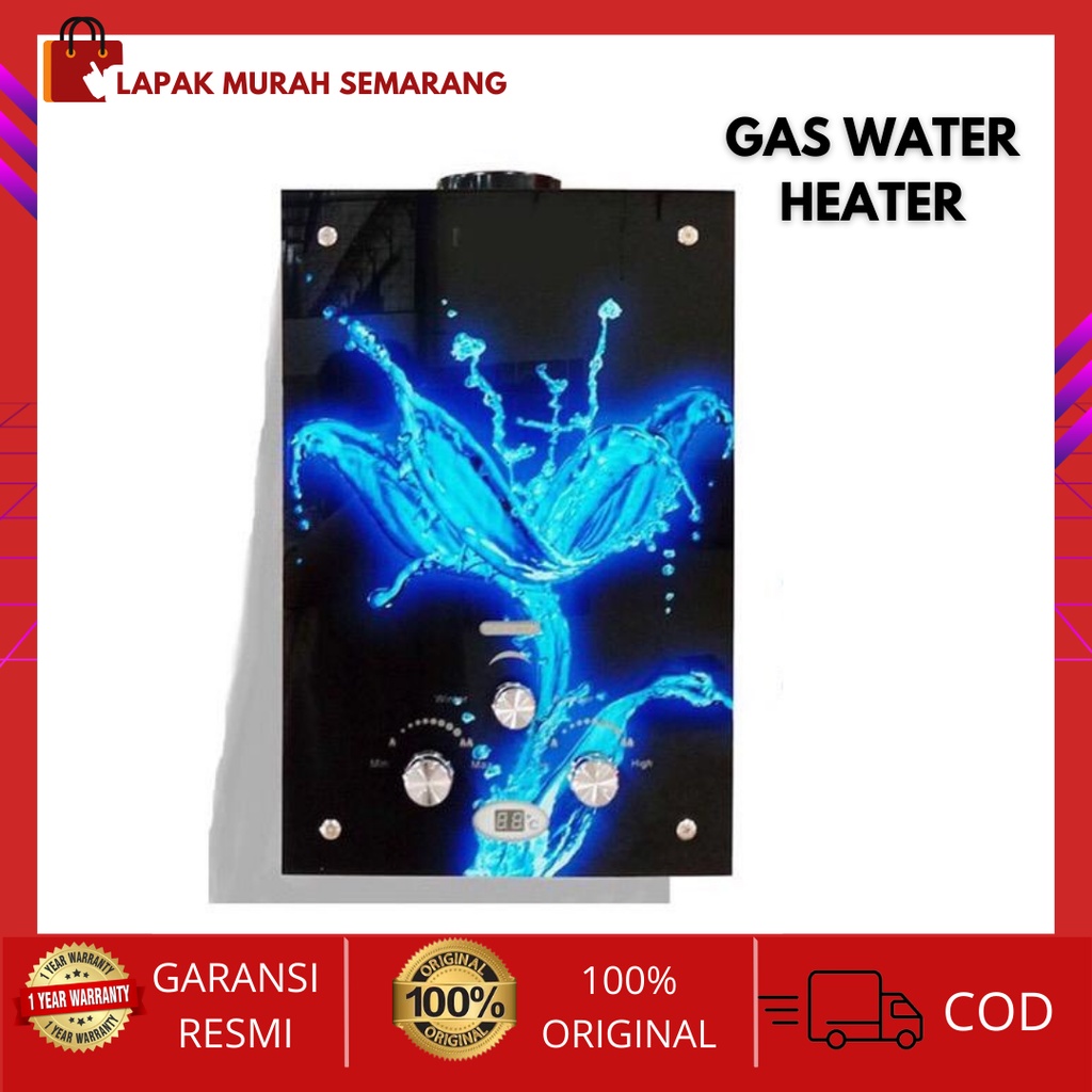 Water Heater Pemanas Air Kamar Mandi Gas Cantik