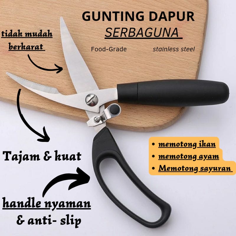 

Gunting tulang ayam Gunting dapur serba guna
