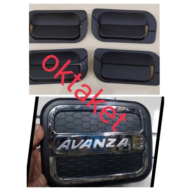 paket outer handle tank cover avanza xenia vvti lama 2008-2011 hitam