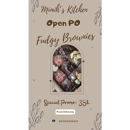 

fudgy brownies PO