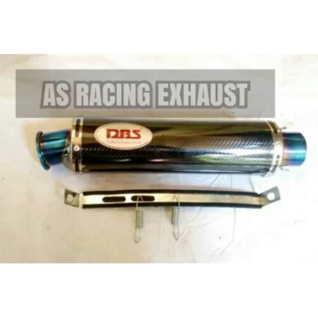 silincer DBS CARBON BLUE satria fu - vixion - cb dll