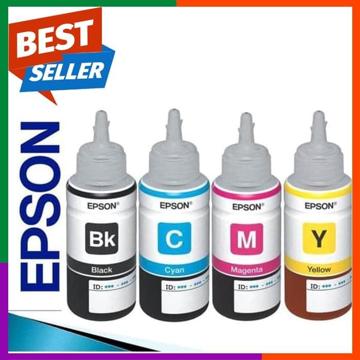 Jual Tinta Printer Epson L120 L210 L220 L310 L350 L1300 Original Paket T6641 T6642 4336