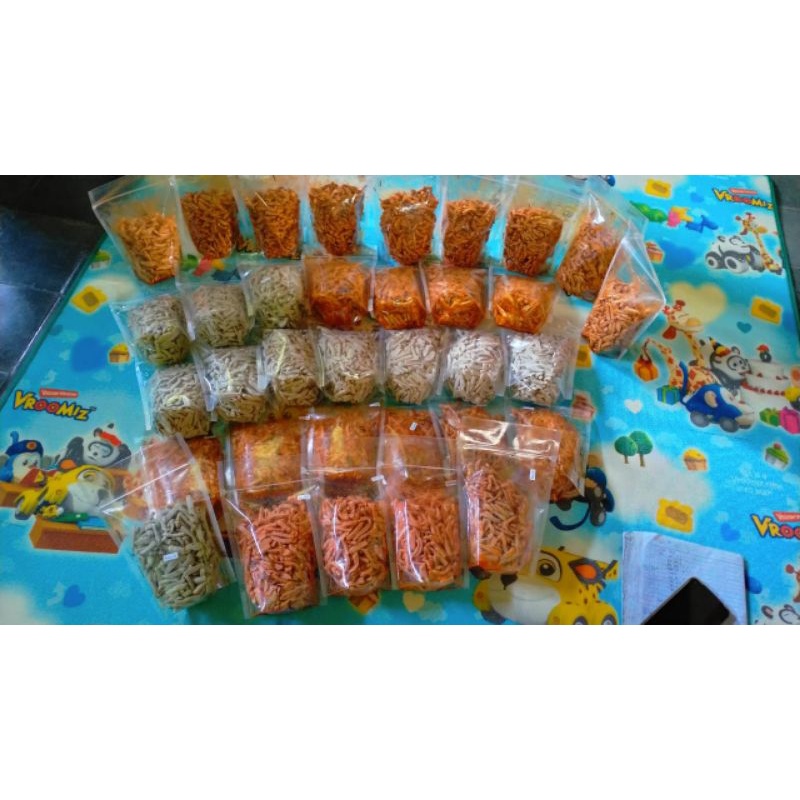 

Basreng Bujot daun jeruk rasa balado 250gram LaelShop