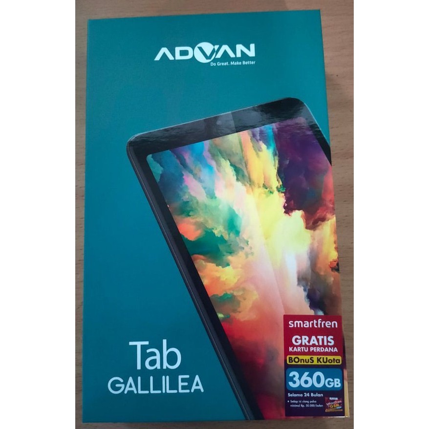 Advan Galilea Tablet 3/16 Ram 3Gb Internal 16GB Garansi Resmi