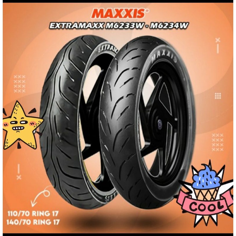 BAN MOTOR NINJA 250 CC FI /KARBU -MONO 110/70-17 F & 140/70 -17R 1 SET