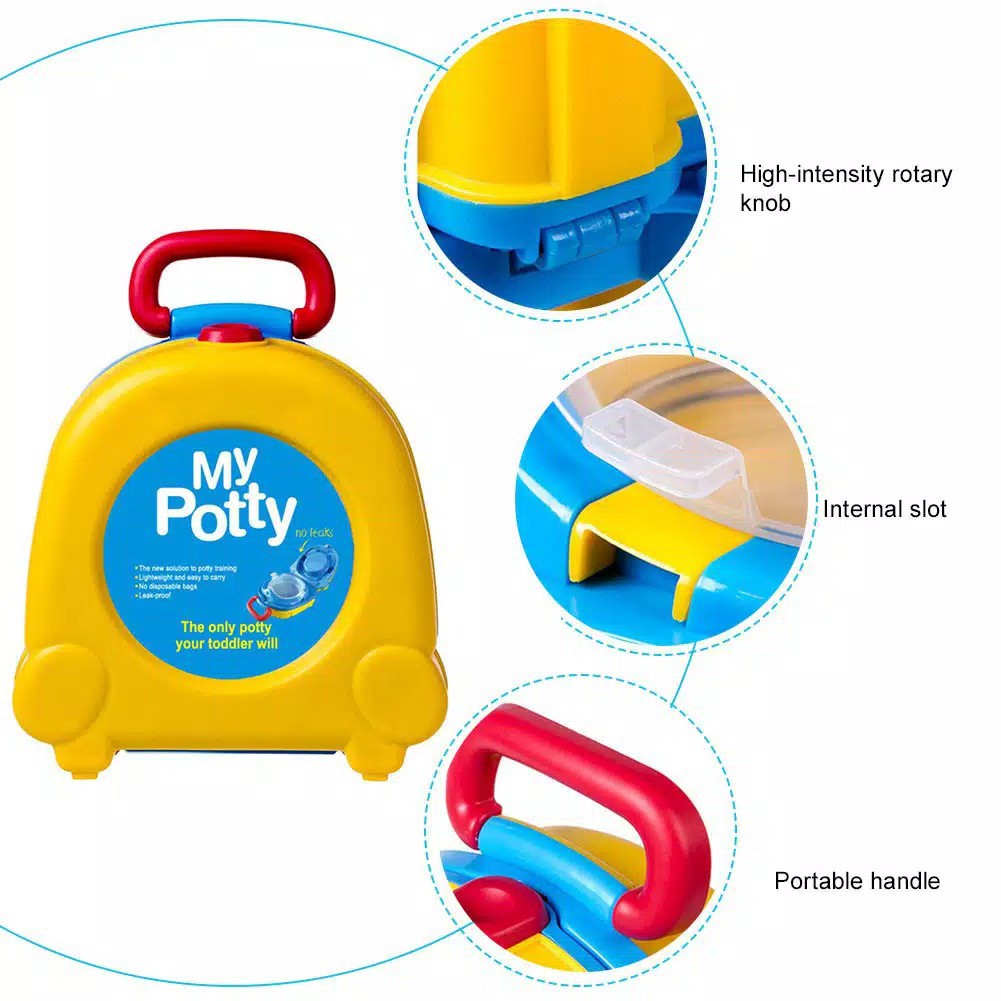 Babyland Pispot Tenteng Tangan Travel My Carry Potty Travel Training Potty Seat