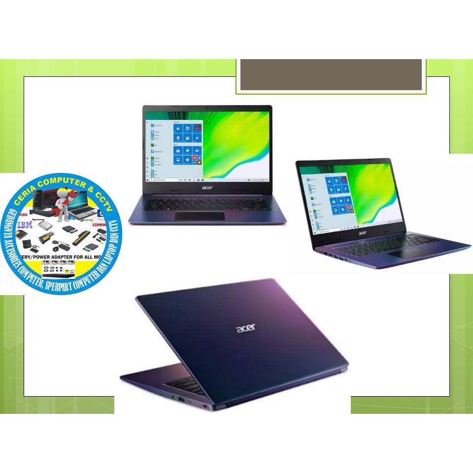 LAPTOP LEPTOP BARU ACER ASPIRE 5 A514 53  i3 1005G1 RAM 4GB 512GB SSD BAGUS MANTAP MURAH PROMO