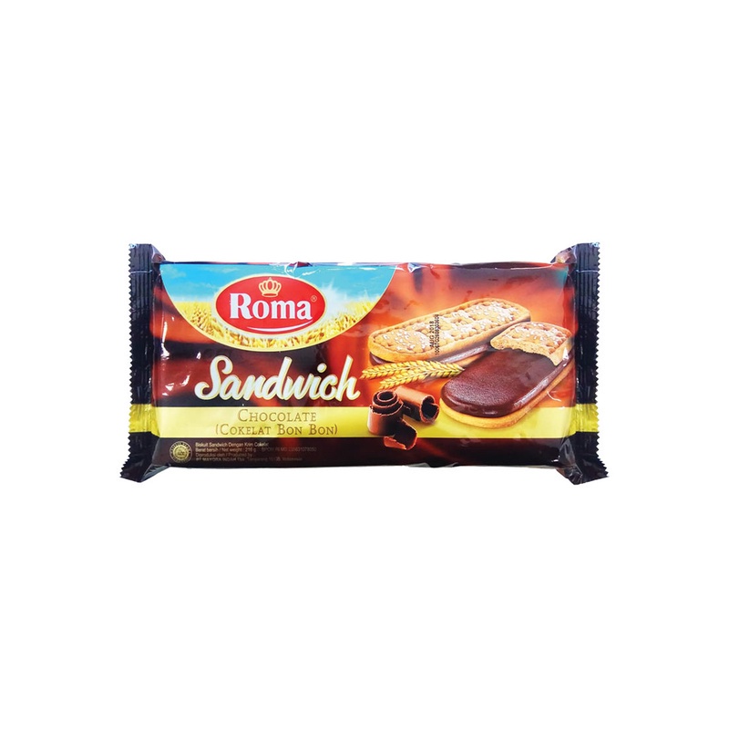 

ROMA SANDWICH COKLAT BON BON 216G