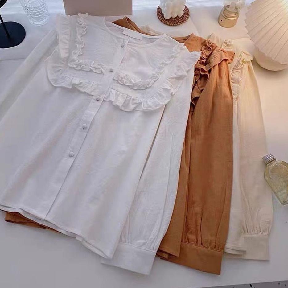 (MENARIK!!) BLOUSE CRINCLE / CILA BLOUSE / BLOUSE WANITA / BLUS KOREAN STYLE