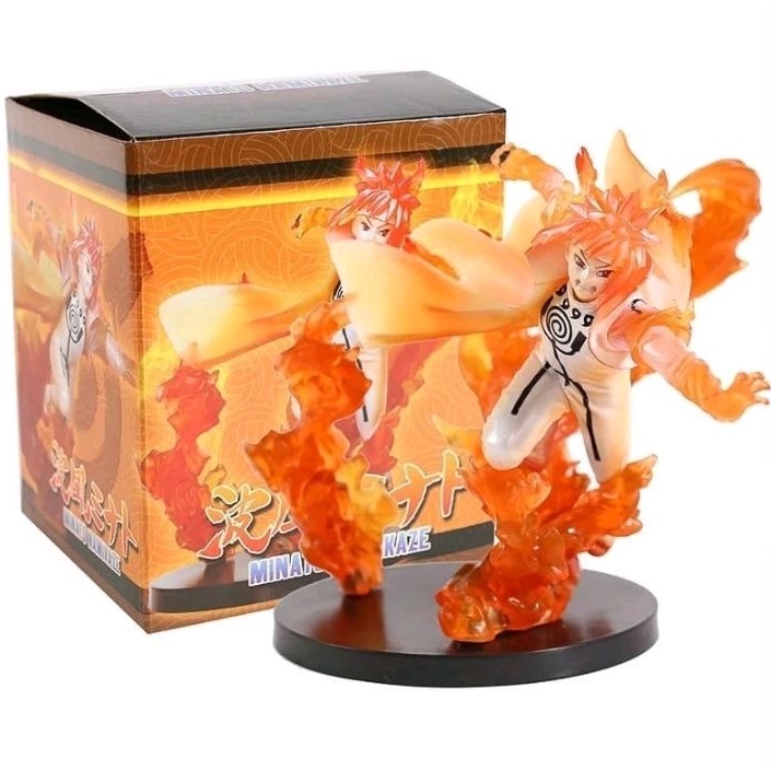 MAINAN ACTION FIGURE NARUTO, MINATO NAMIKAZE KYUBI MODE KURAMA , ANIME  NARUTO,YONDAIME