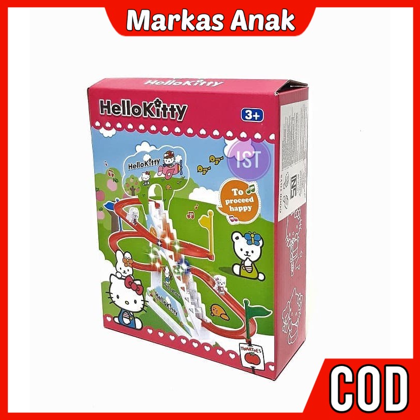 Mainan Anak Anak Umur 3 4 5 6 Tahun jalur Seluncur Seluncuran Perosotan Mobil Mobilan Kereta Hello K