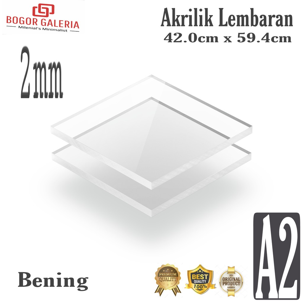 

AKRILIK LEMBARAN A2 2mm ACRYLIC BENING TRANSPARAN GROSIR