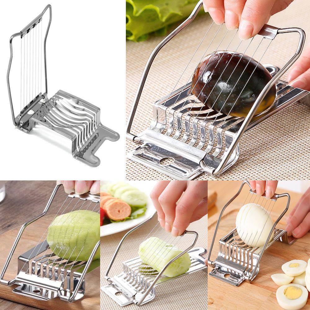 Preva Alat Pemotong Pengiris Telur Rebus Multifungsi Kreatif Buah Sayuran Alat Aksesoris Dapur Egg Slicer Sectioner