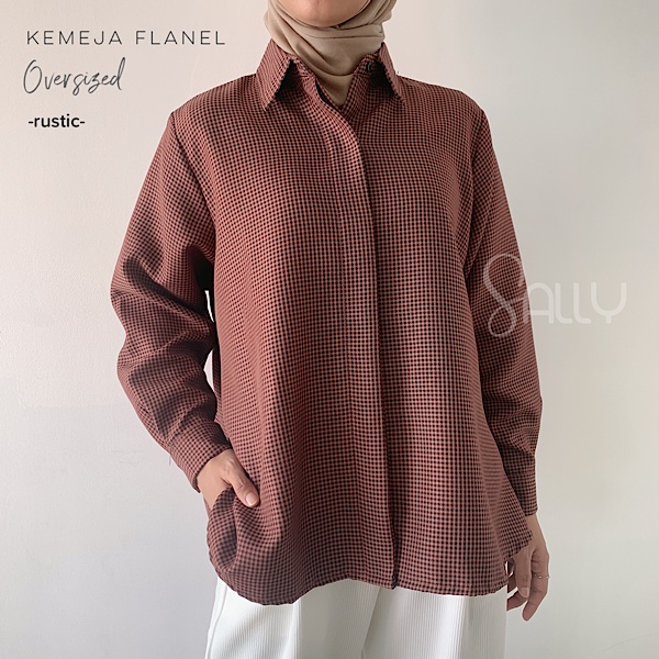Kemeja flannel-rustic