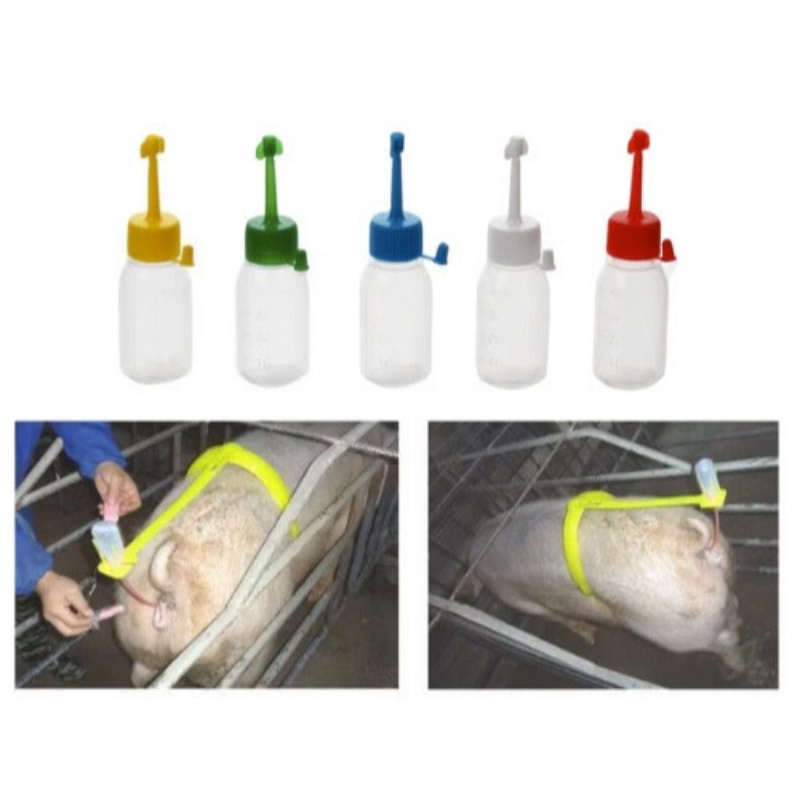 Botol semen babi/tempat penyimpanan sperma BABI 80Ml