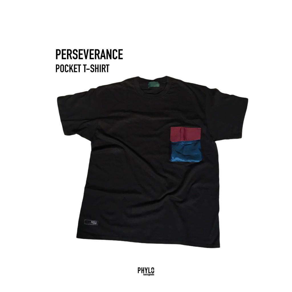 Perseverance Two-tone Pocket T-shirt