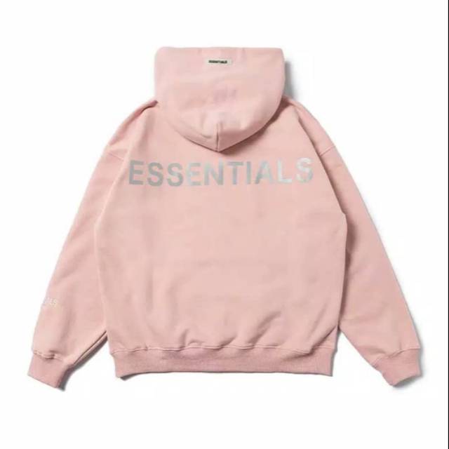 ESSENTIALS REFLECTIVE SCRIPT HOODIE