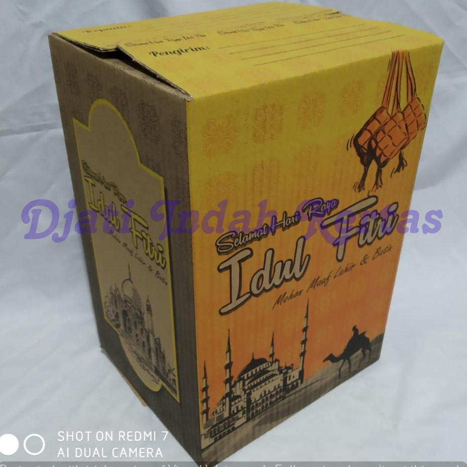 PROMO !!! Kardus Idul Fitri / Kardus Lebaran / Kardus Parcel / Kardus sembako (Uk. 30x20x20) 10pcs