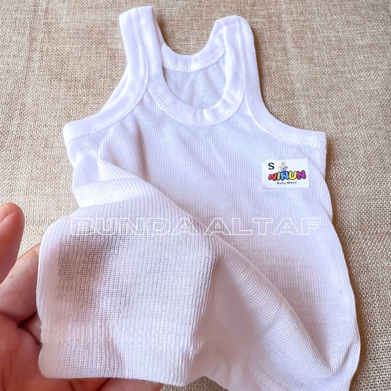 Singlet Bayi Kaos Dalam Anak Bayi S M L XL [ Bunda Altaf ]