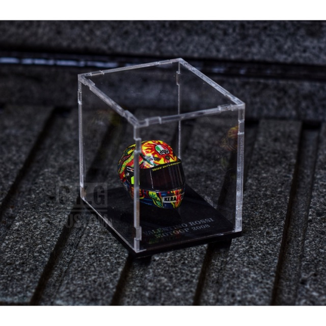 Miniatur Helm Handmade Valentino Rossi 2008 (HF)