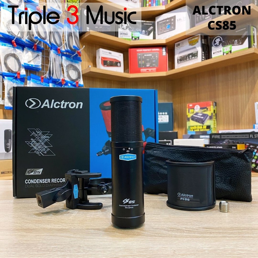 Alctron CS85 CS 85 mic Condenser multi pattern Triple 3 Music